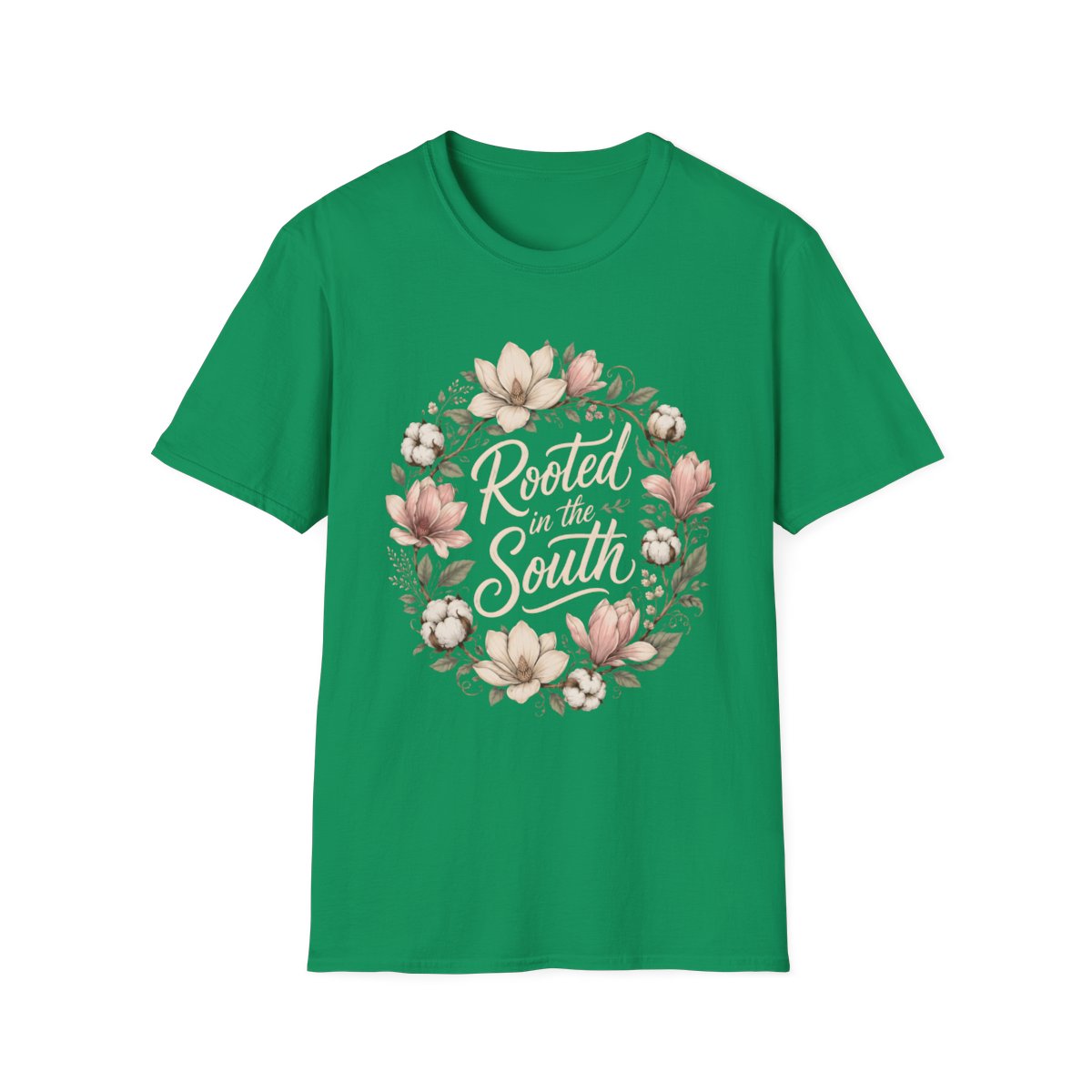 kelly green front mockup