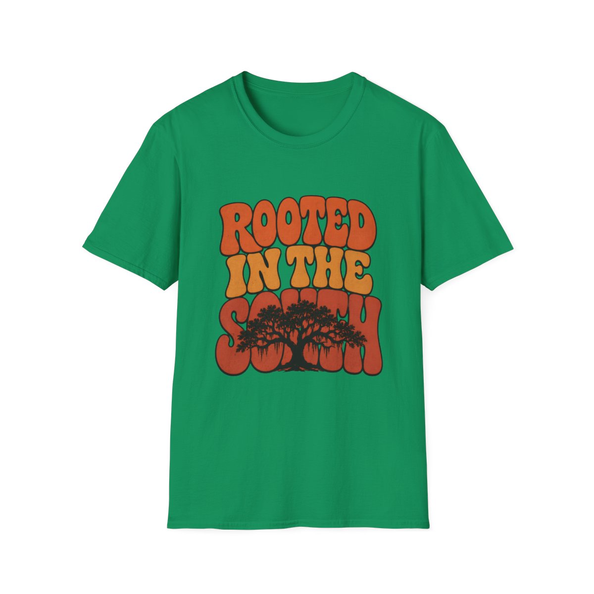 kelly green front mockup