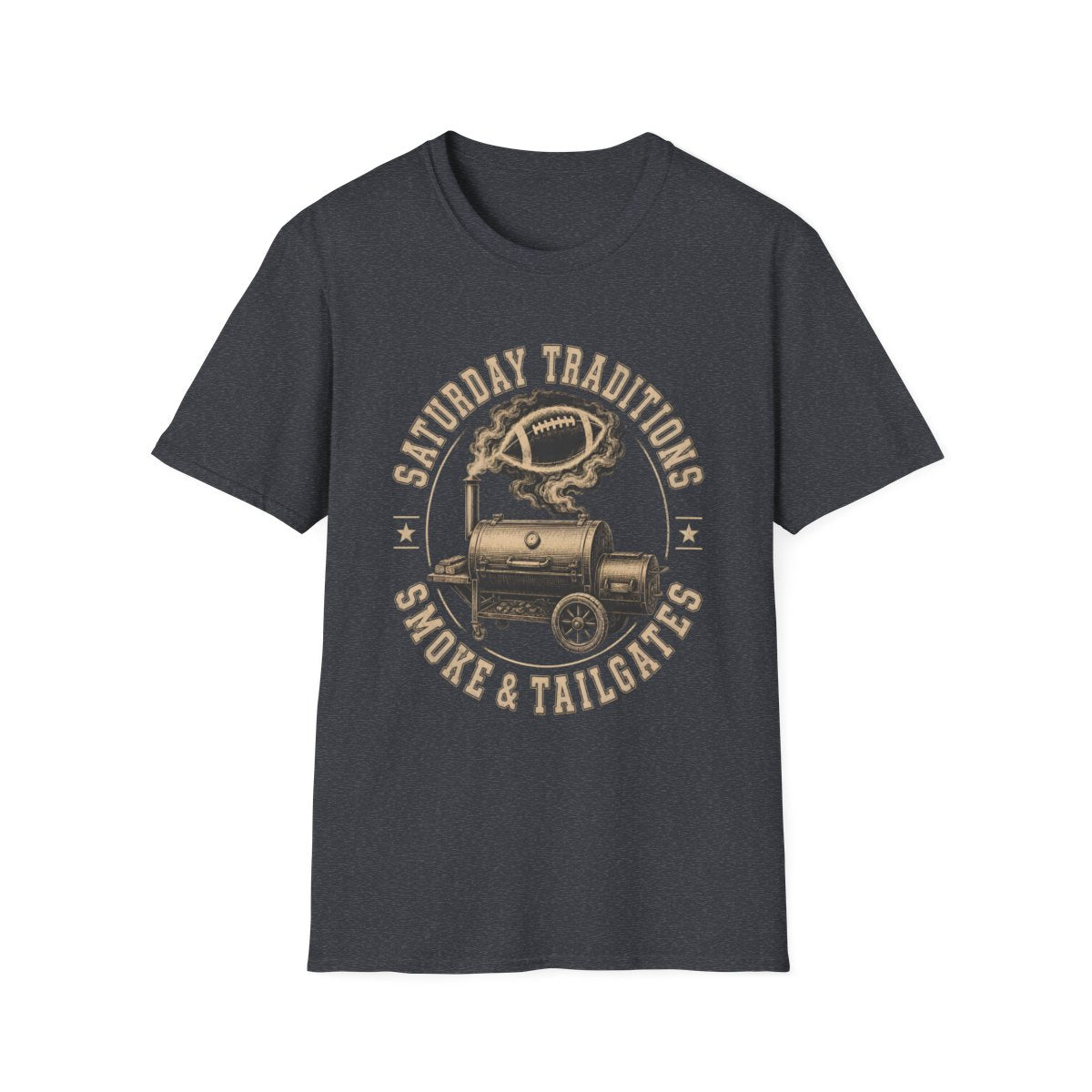 dark heather grey front mockup