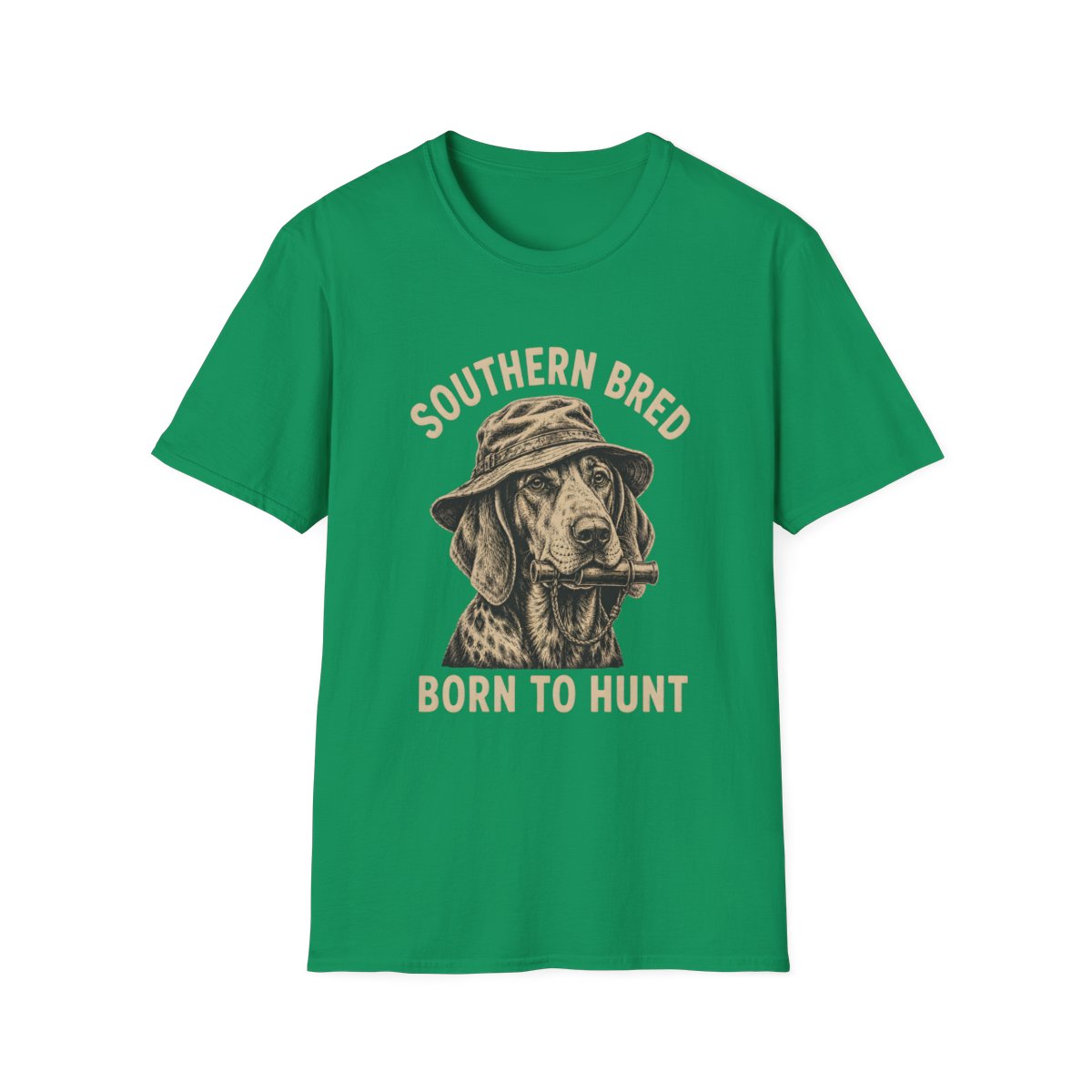 kelly green front mockup