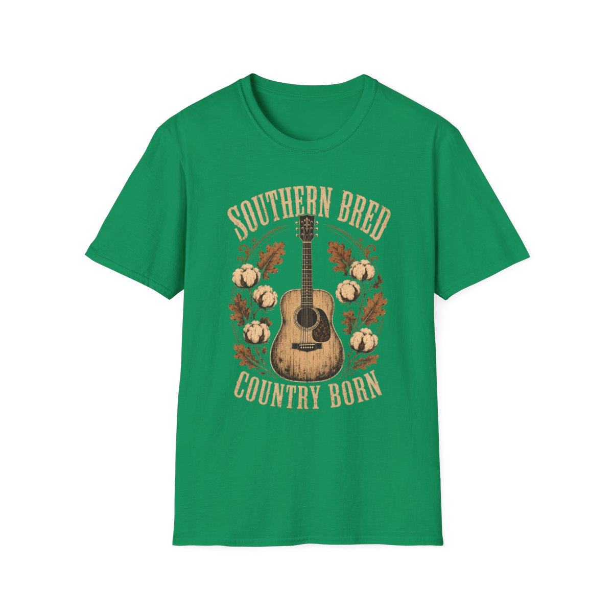kelly green front mockup