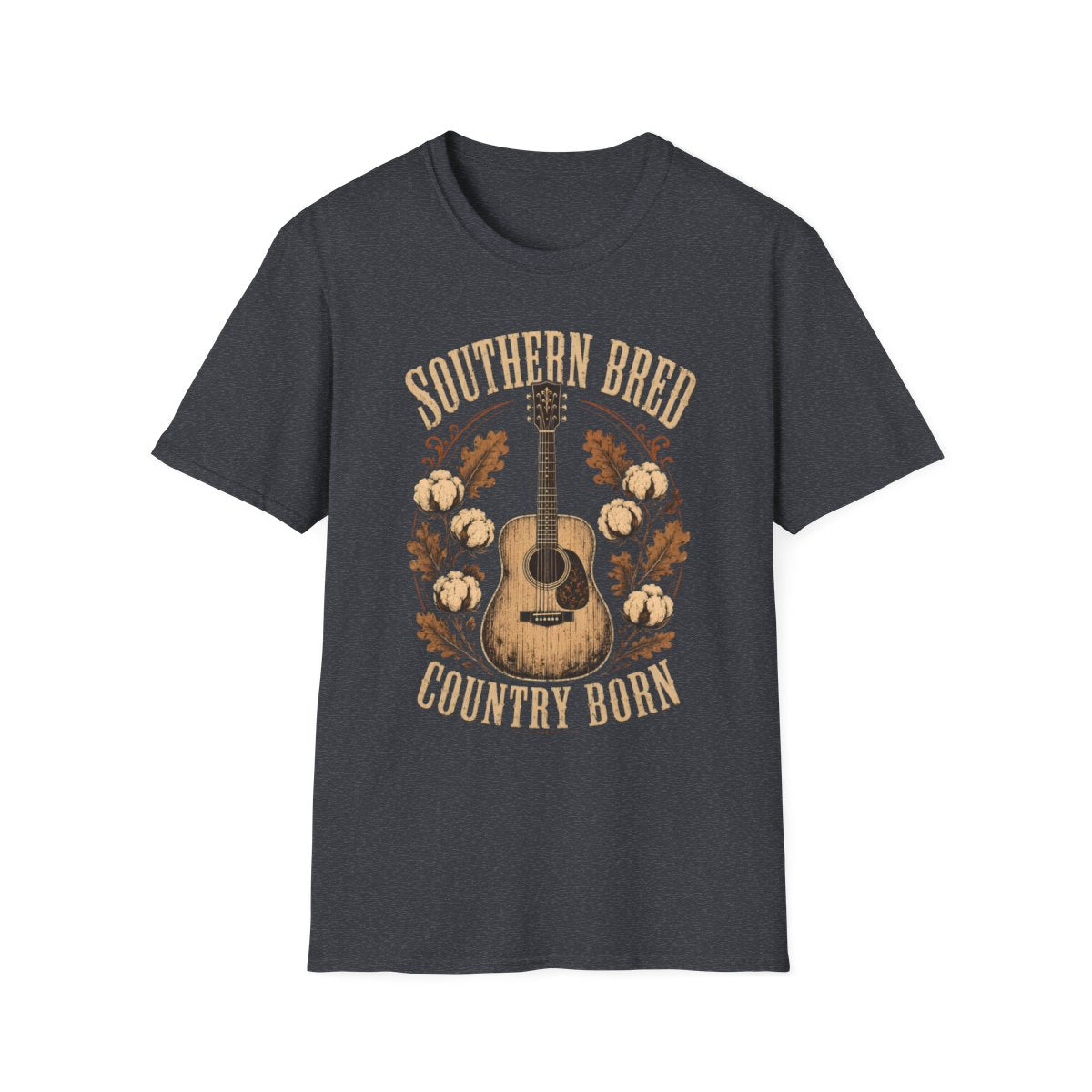 dark heather grey front mockup