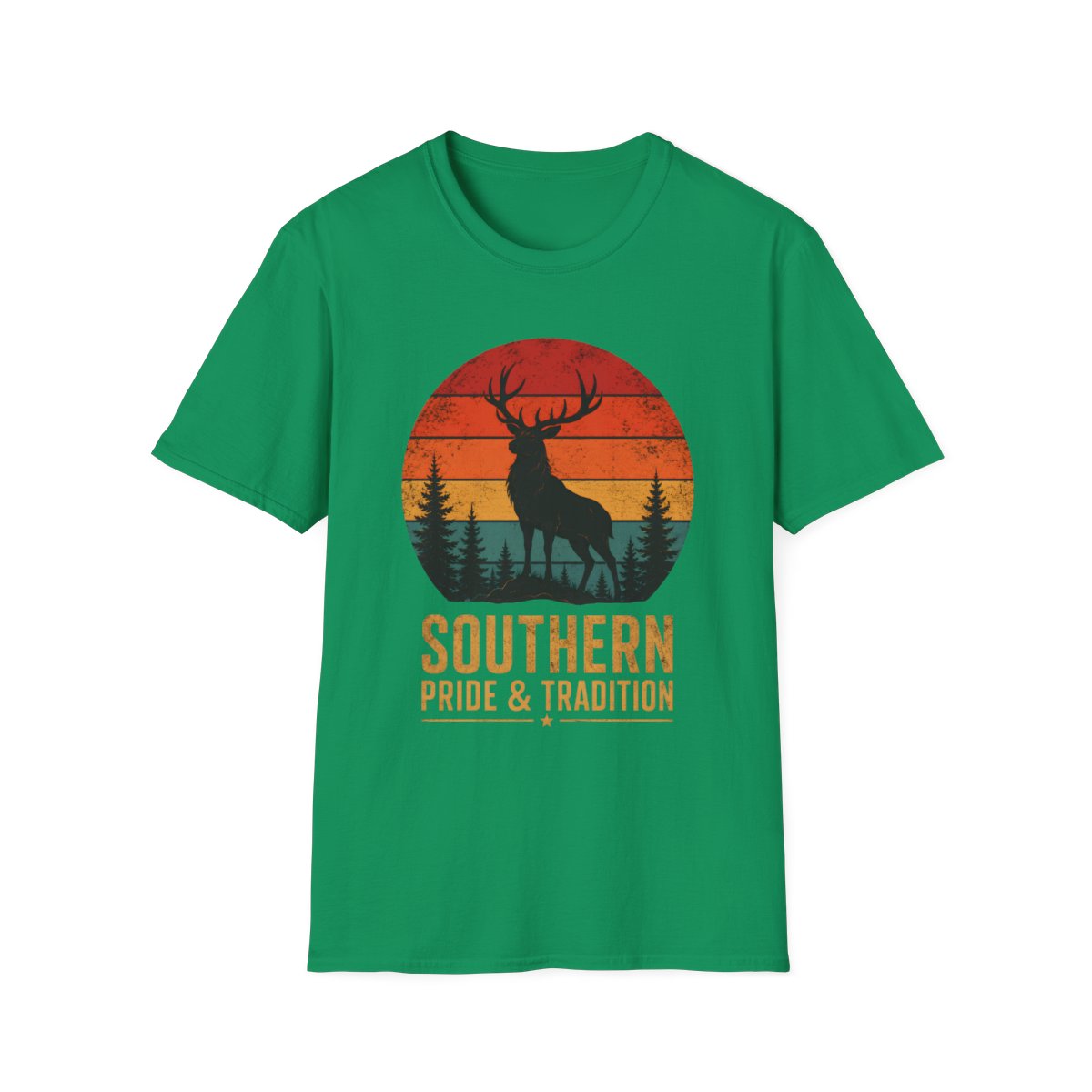 kelly green front mockup