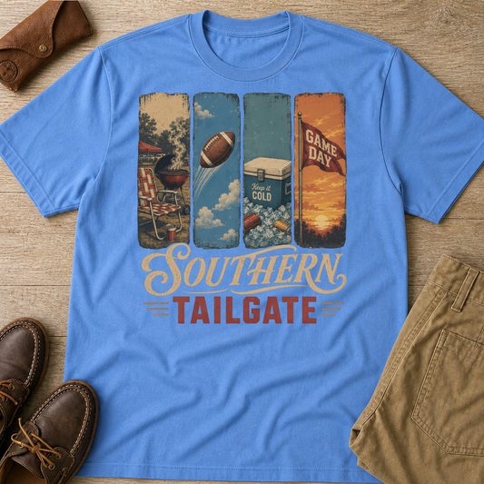 Southern Tailgate Game Day Party Fun T-Shirt - HomeGrown South Graphic Tee (View 1)