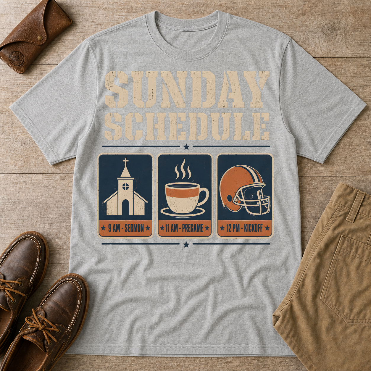 Sport Grey custom flatlay mockup