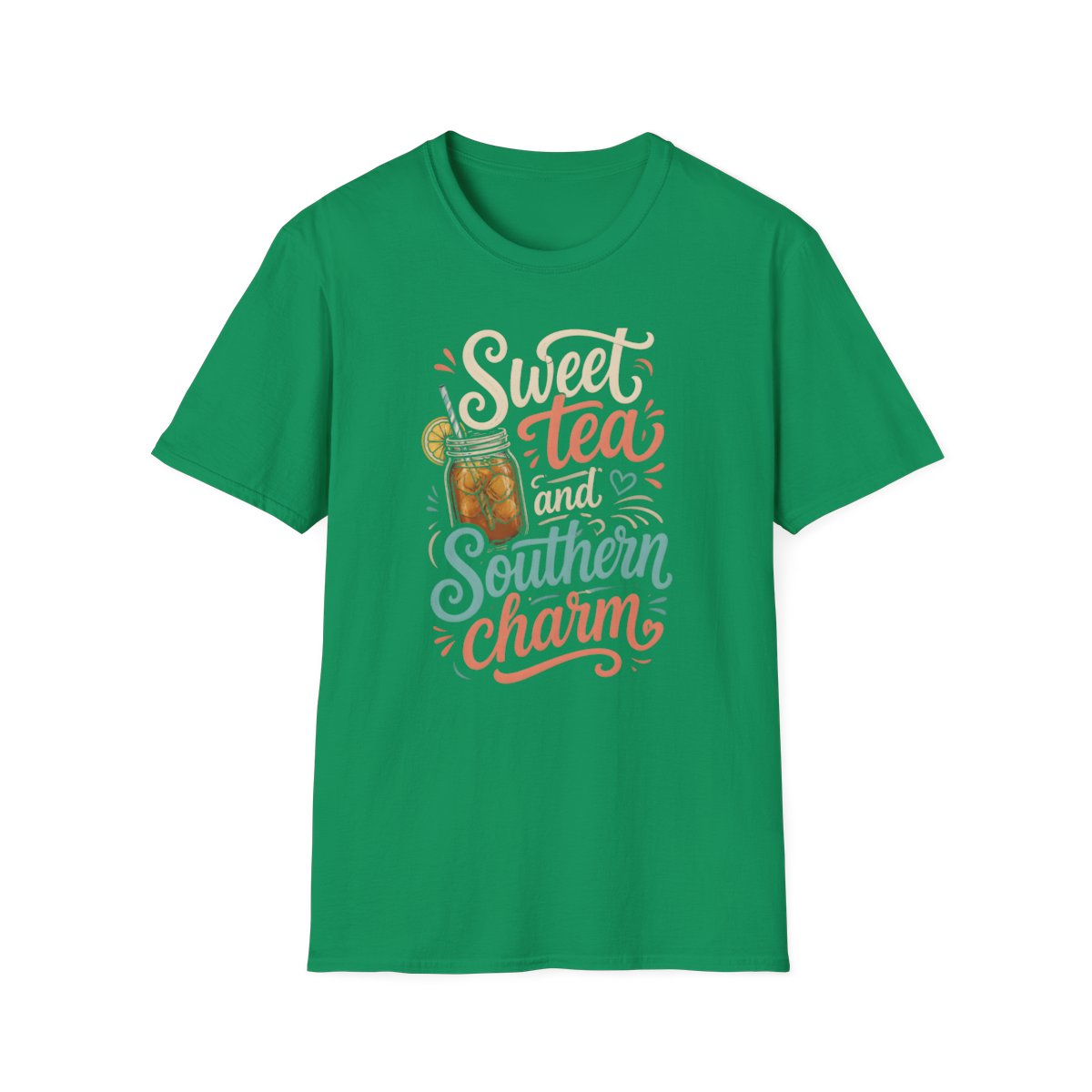 kelly green front mockup