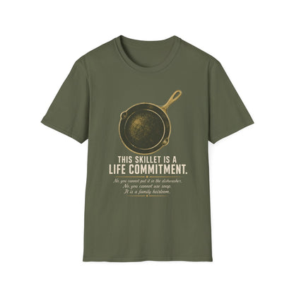 military green front mockup