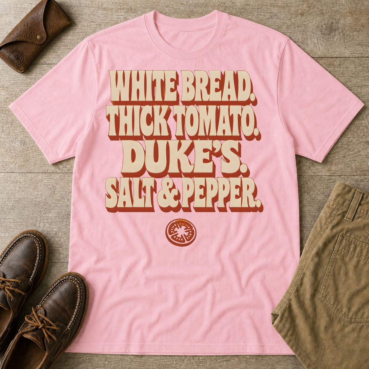 Light Pink custom flatlay mockup