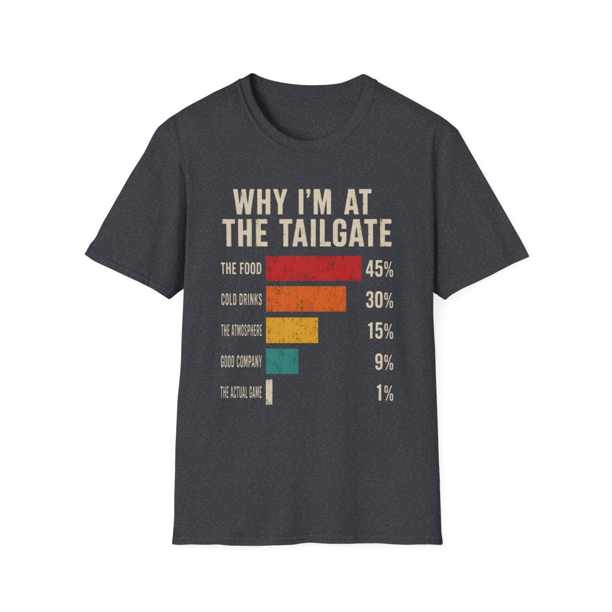 dark heather grey front mockup